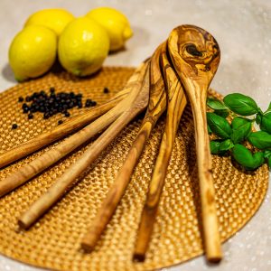 Kochlöffel rund – Olivenholz, 30 cm